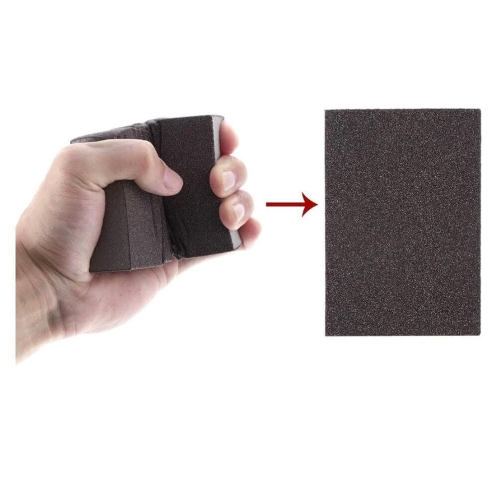 Sanding Sponge, Sanding Blocks, Washable and Reusable Sand Sponge Kit, 8 Pieces - Thumbnail 3