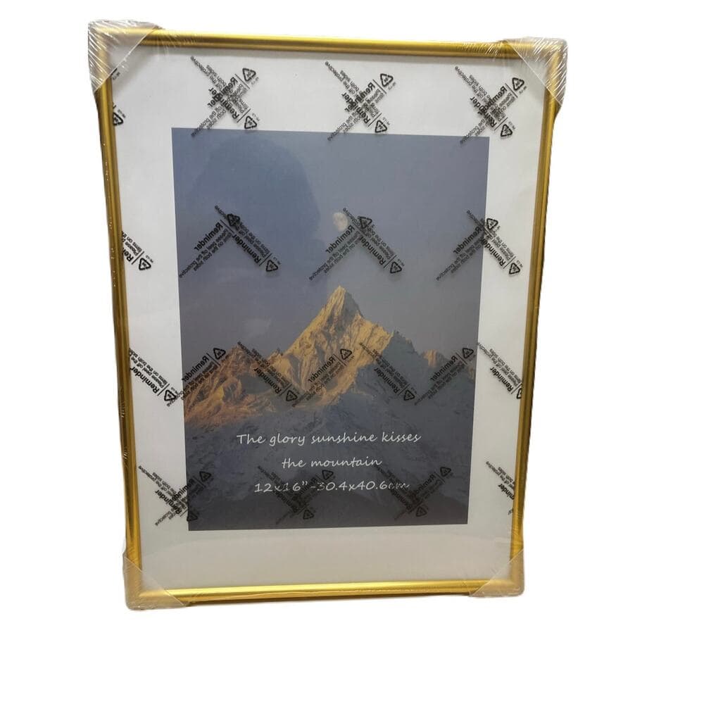 A Bundle Of 3 reminder Picture Flame 12 X 16” With Gold Flame