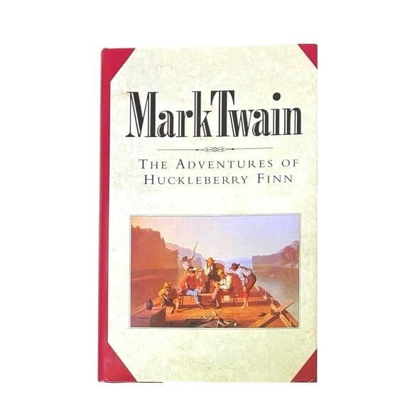 the adventures of huckleberry finn book, by Mark Twain, 1992 Hardcover - Thumbnail 5