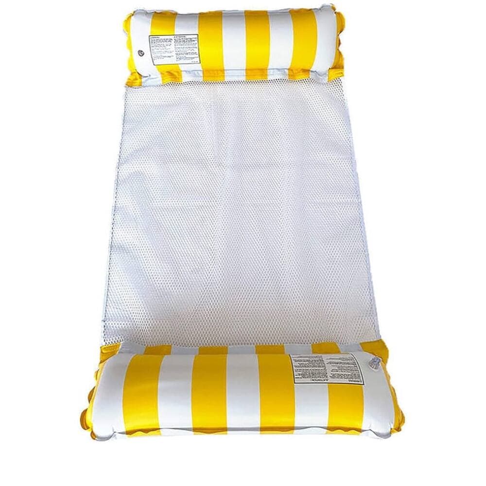 Inflatable Floating Bed Striped Floating Row Water Recreation Inflatable Lounge