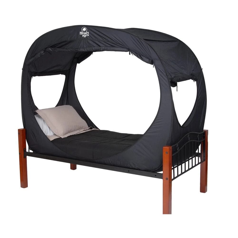 Privacy Pop Queen Size Bed Tent 53” H X 80” L X 60” W - Thumbnail 2