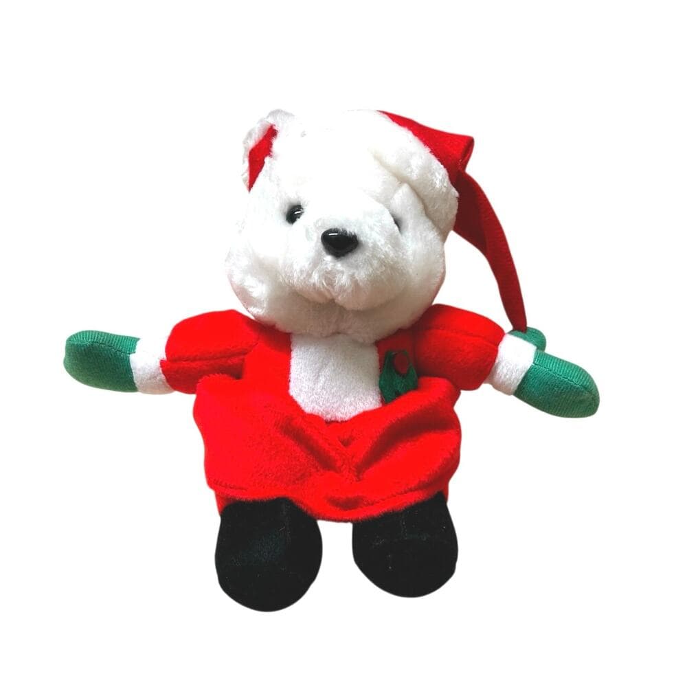 Santa terry Bear 8” Stuff animal - Thumbnail 5