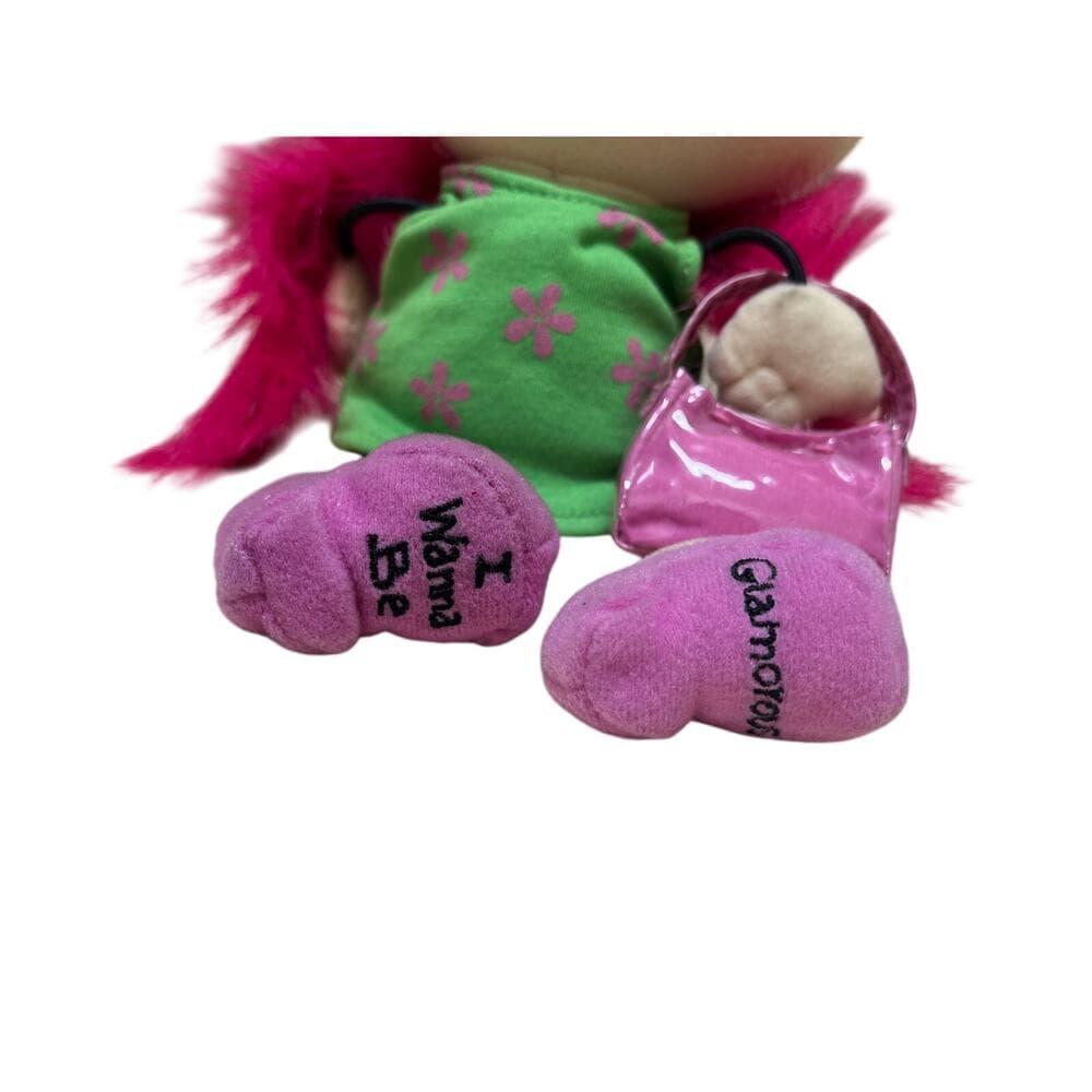 I Wanna Be Glamorous Doll 10" Soft Plush Stuffed Beanie Avon 2002 - Thumbnail 2