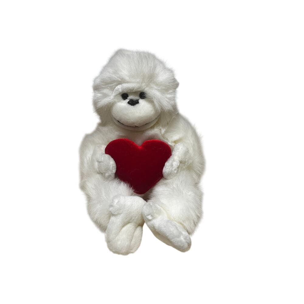 MAMBO by Russ Berrie Fancy White Monkey Plush Perfect Gift for Friends Daughter - Thumbnail 10