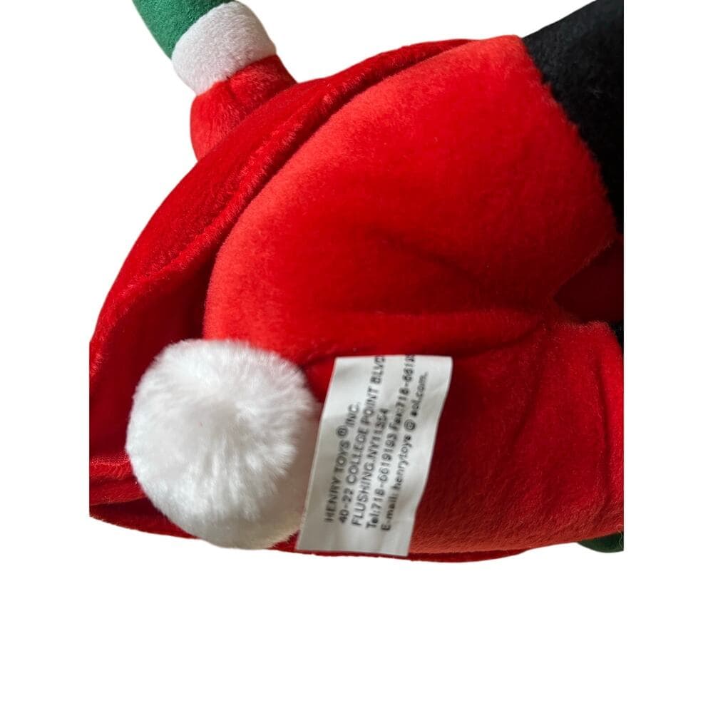 Santa terry Bear 8” Stuff animal - Thumbnail 3
