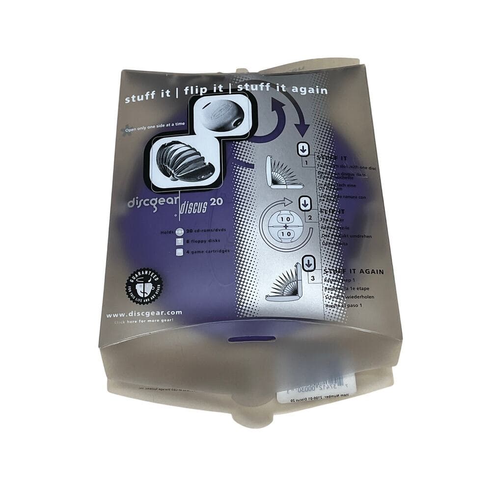 Discqear Double-Sided Storage Music . Games . Software Purple - Thumbnail 5