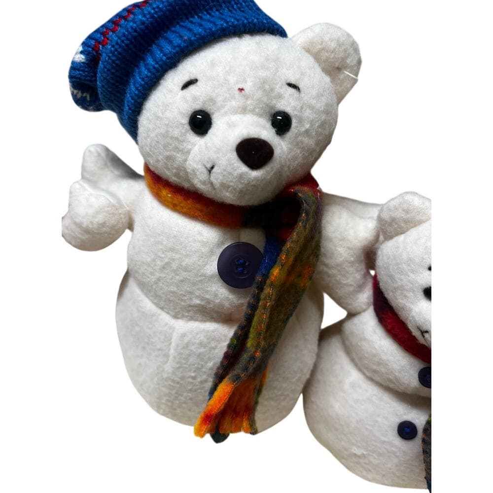 Carlton Cards 3 Snow Bears With Christmas Hats