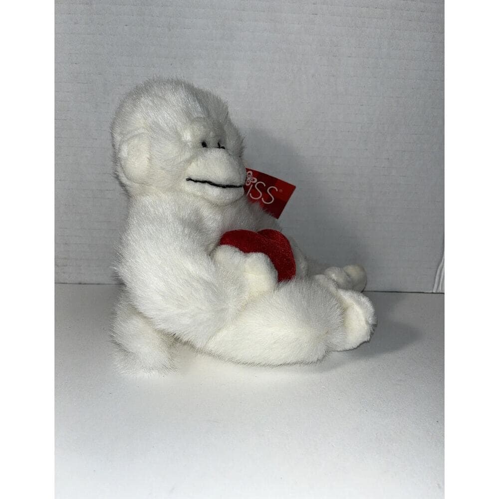 MAMBO by Russ Berrie Fancy White Monkey Plush Perfect Gift for Friends Daughter - Thumbnail 3