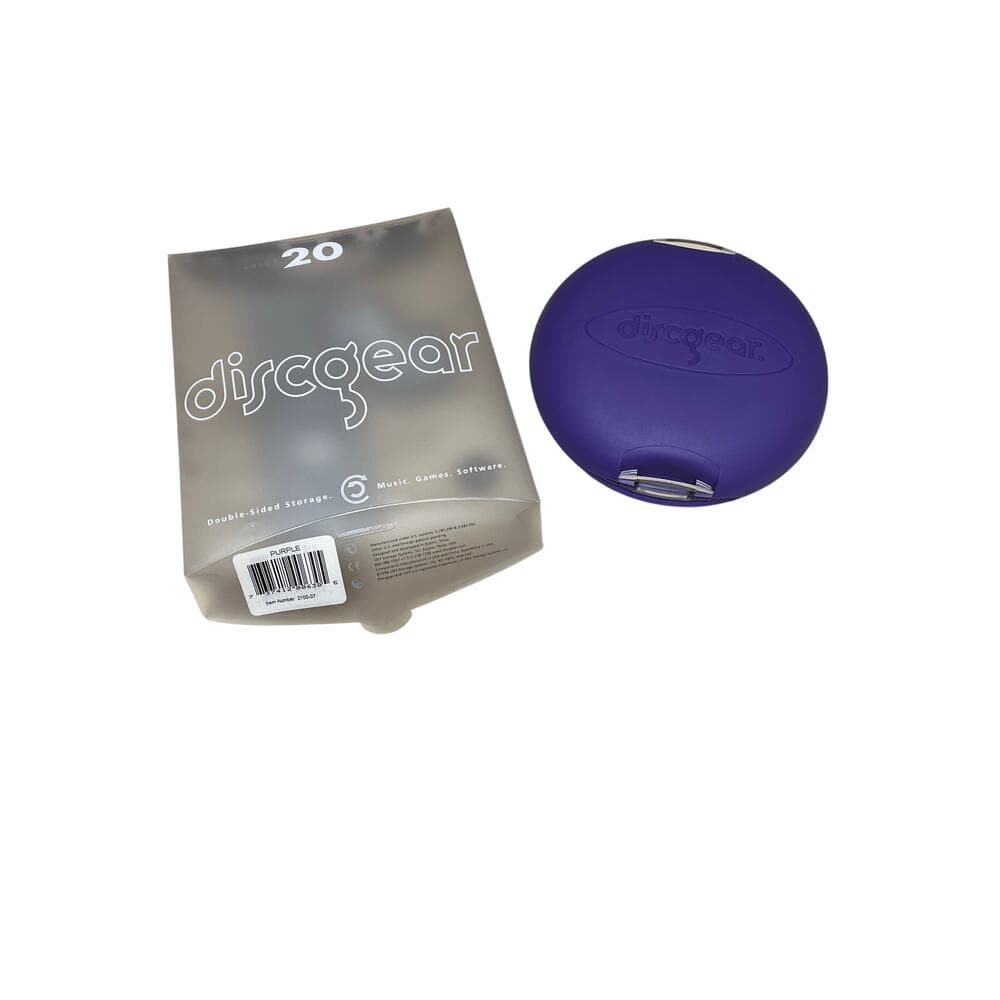 Discqear Double-Sided Storage Music . Games . Software Purple - Thumbnail 4