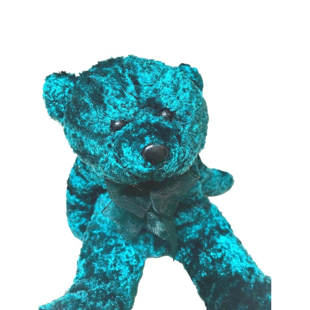 Green 7 inch teddy bear - Thumbnail 2
