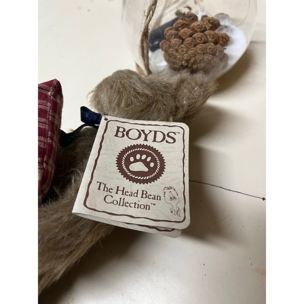 NEW Boyds Bears Head Bean Collection 903067 Bea A. Goodfriend Brown Stuffed 8” - Thumbnail 9