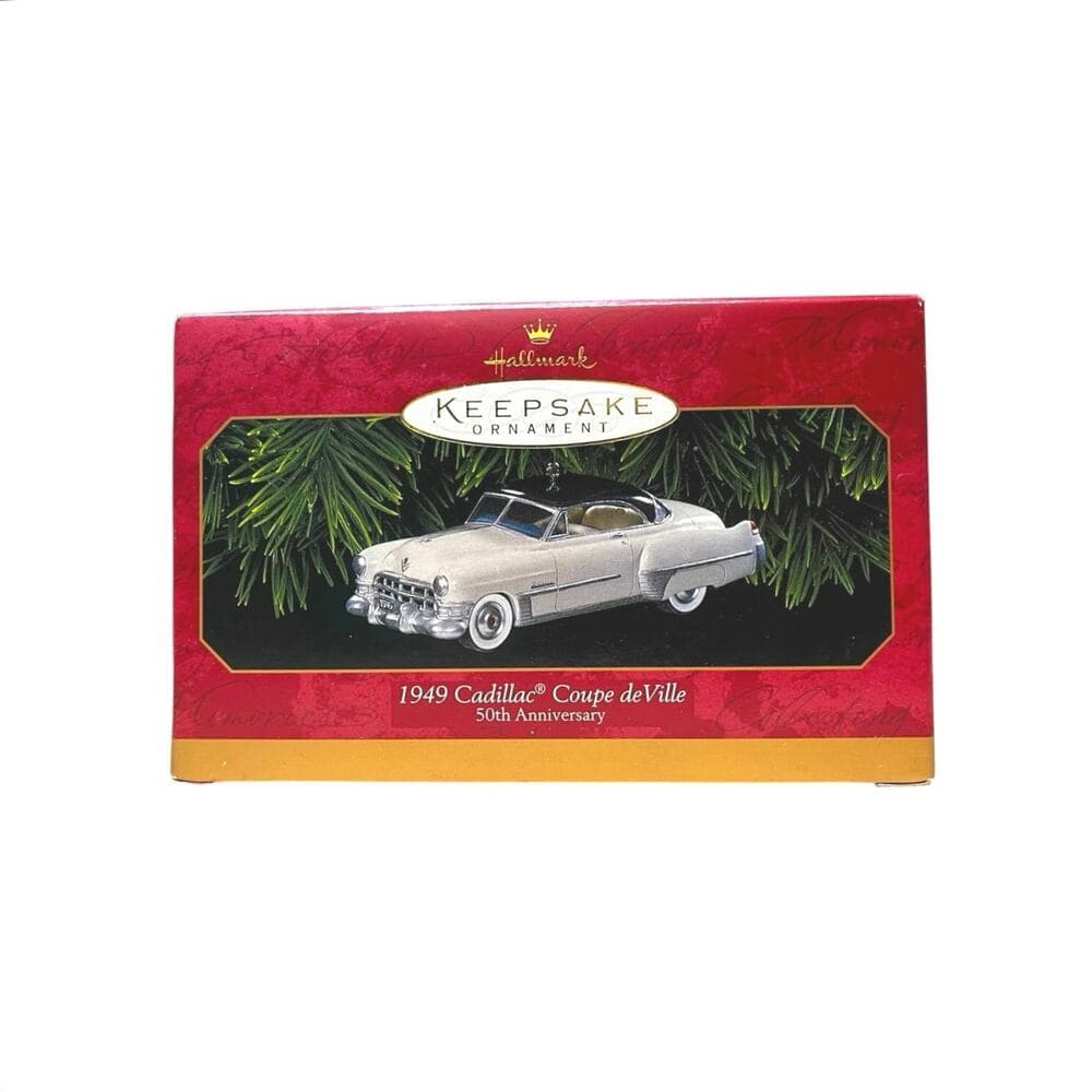 Hallmark Keepsake 1949 Cadillac Coupe deVille 50th Anniversary Ornament 1999 - Thumbnail 4