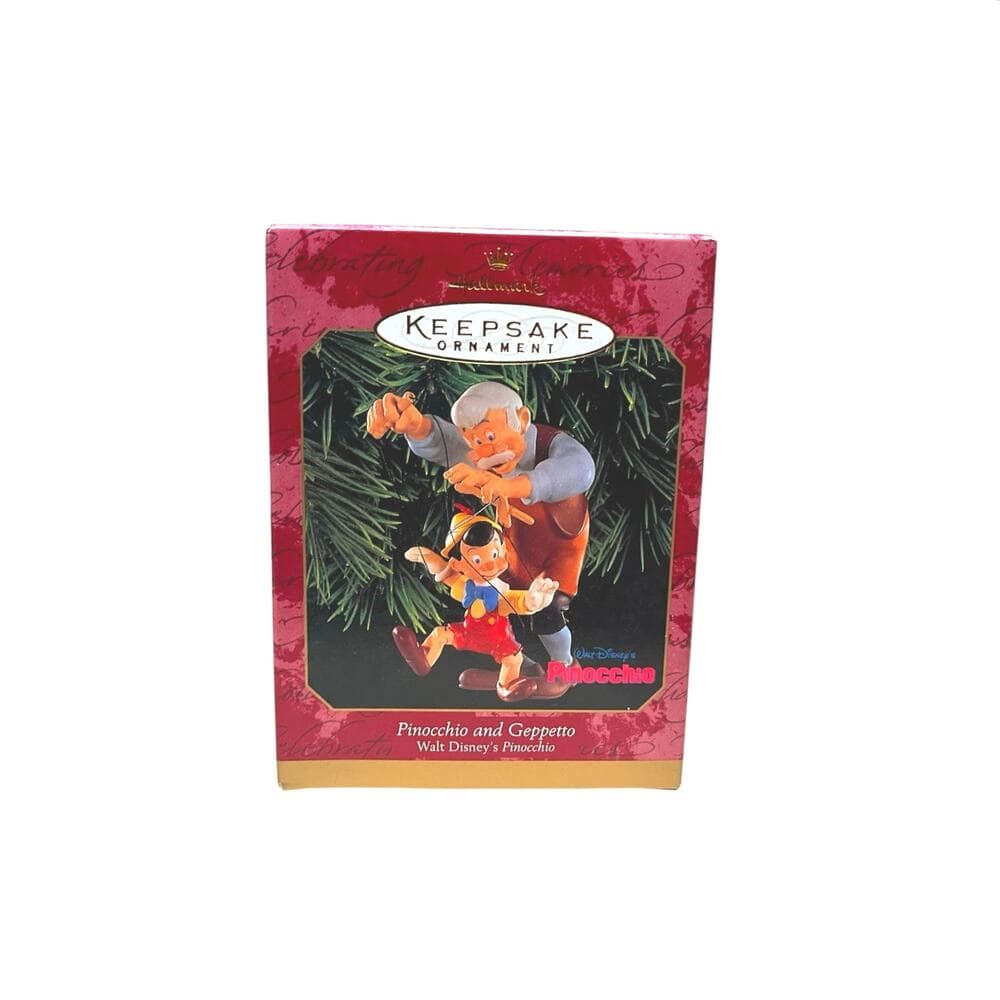 1999 Pinocchio and Geppetto Disney Hallmark Keepsake Ornament - Thumbnail 3