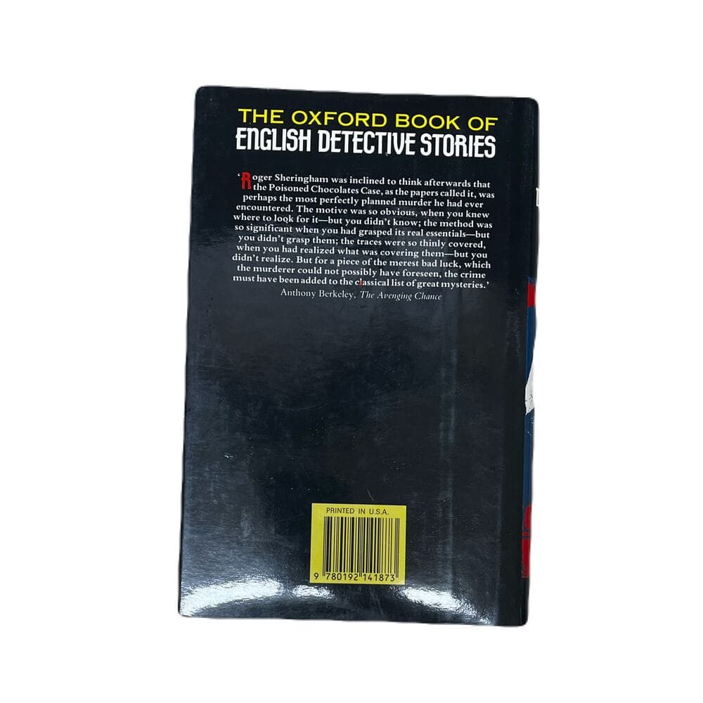 The Oxford Book Of English Detective Stories HardCover Rare Book - Thumbnail 2