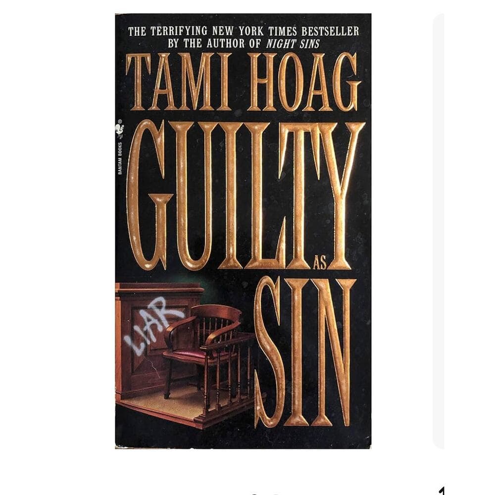 Guilty As Sin Tami Hoag HardCover Book - Thumbnail 5