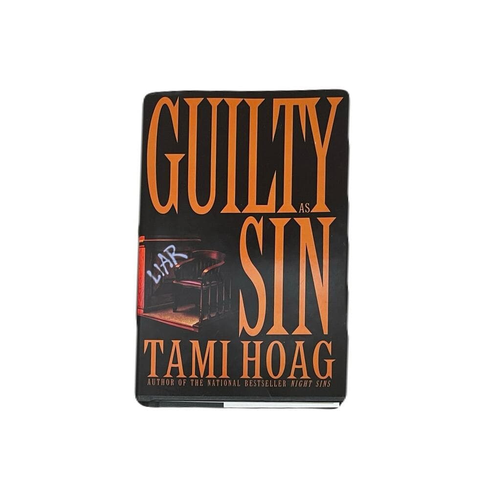 Guilty As Sin Tami Hoag HardCover Book
