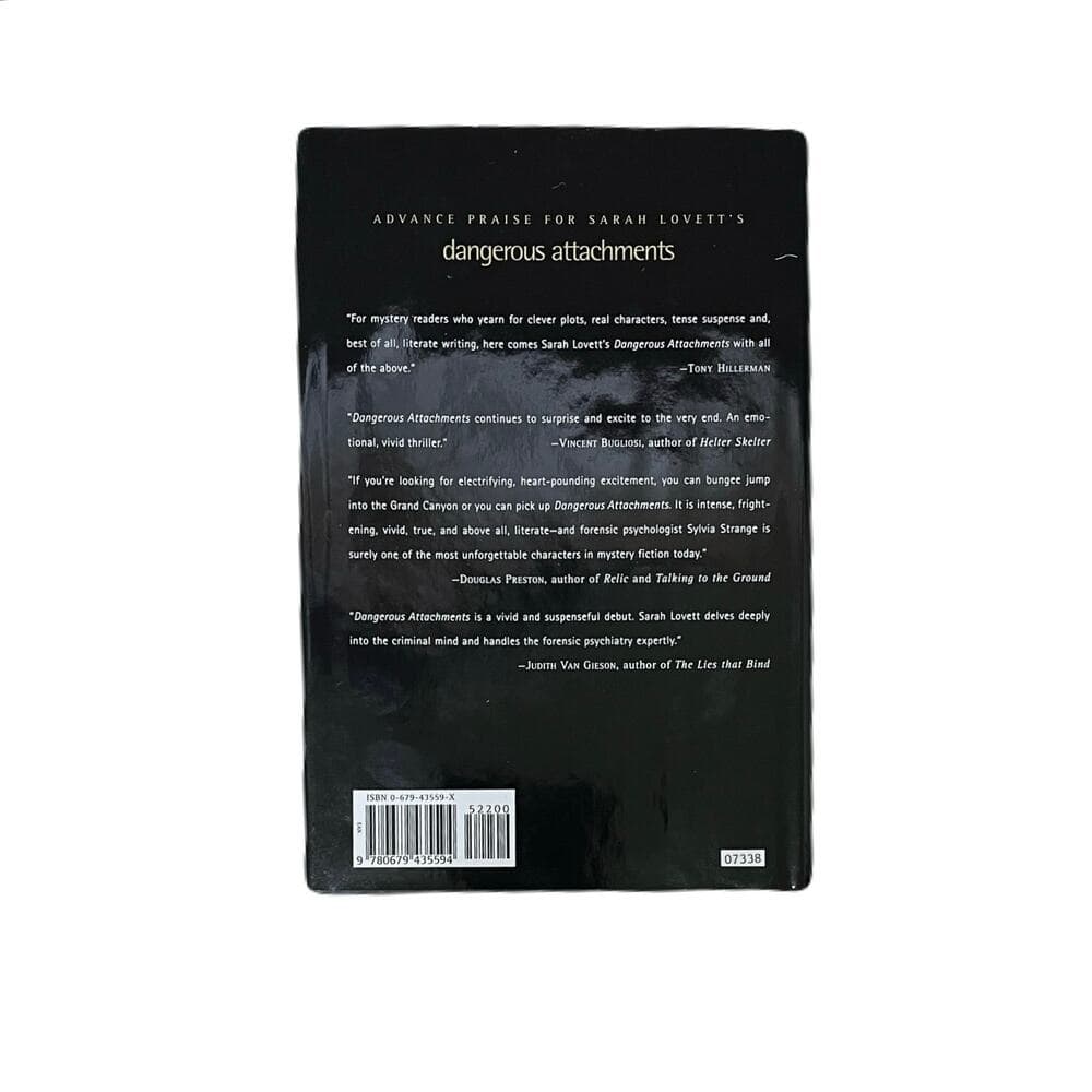 Dangerous Attachments Sarah Lovett HardCover Book - Thumbnail 2