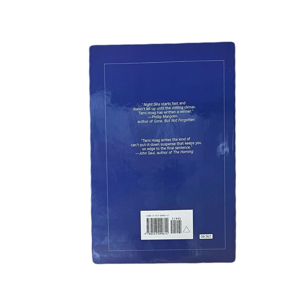 Night Sins Tami Hoag HardCover Book - Thumbnail 2