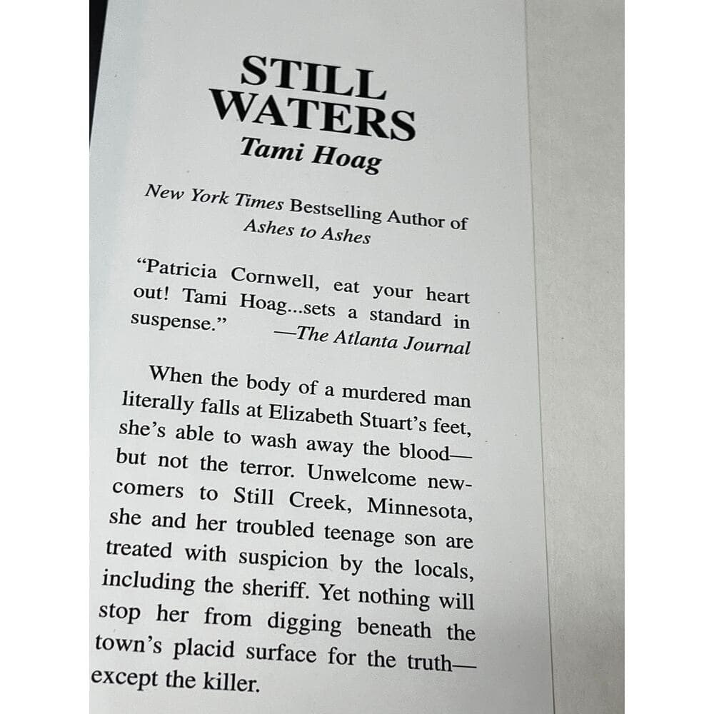 Tami Hoag Still Waters HardCover Book - Thumbnail 2