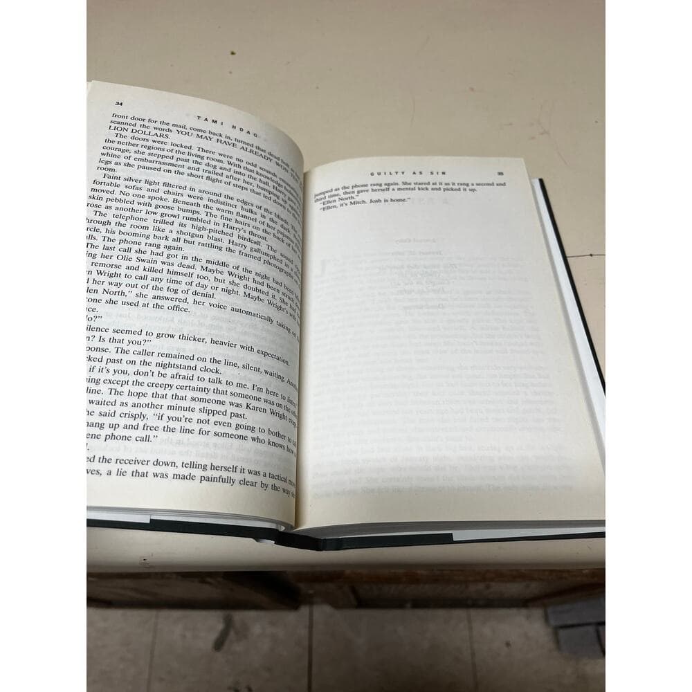 Guilty As Sin Tami Hoag HardCover Book - Thumbnail 3