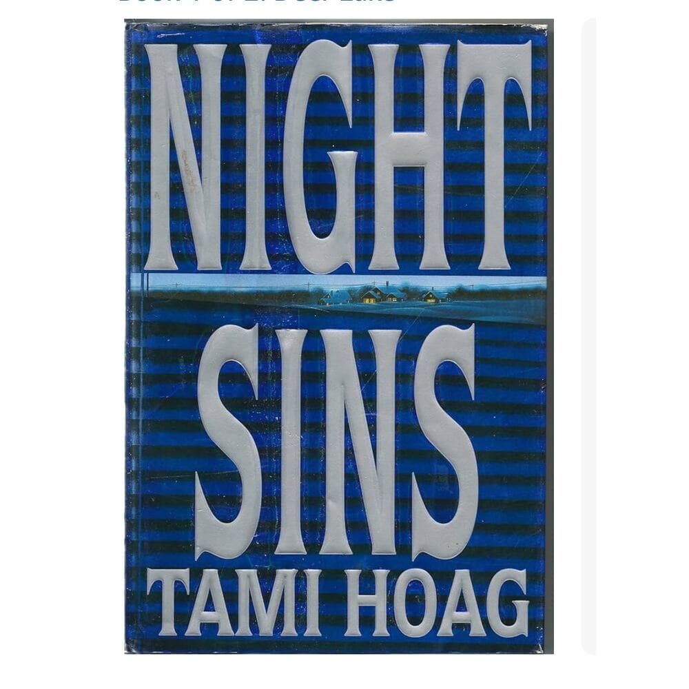 Night Sins Tami Hoag HardCover Book - Thumbnail 5