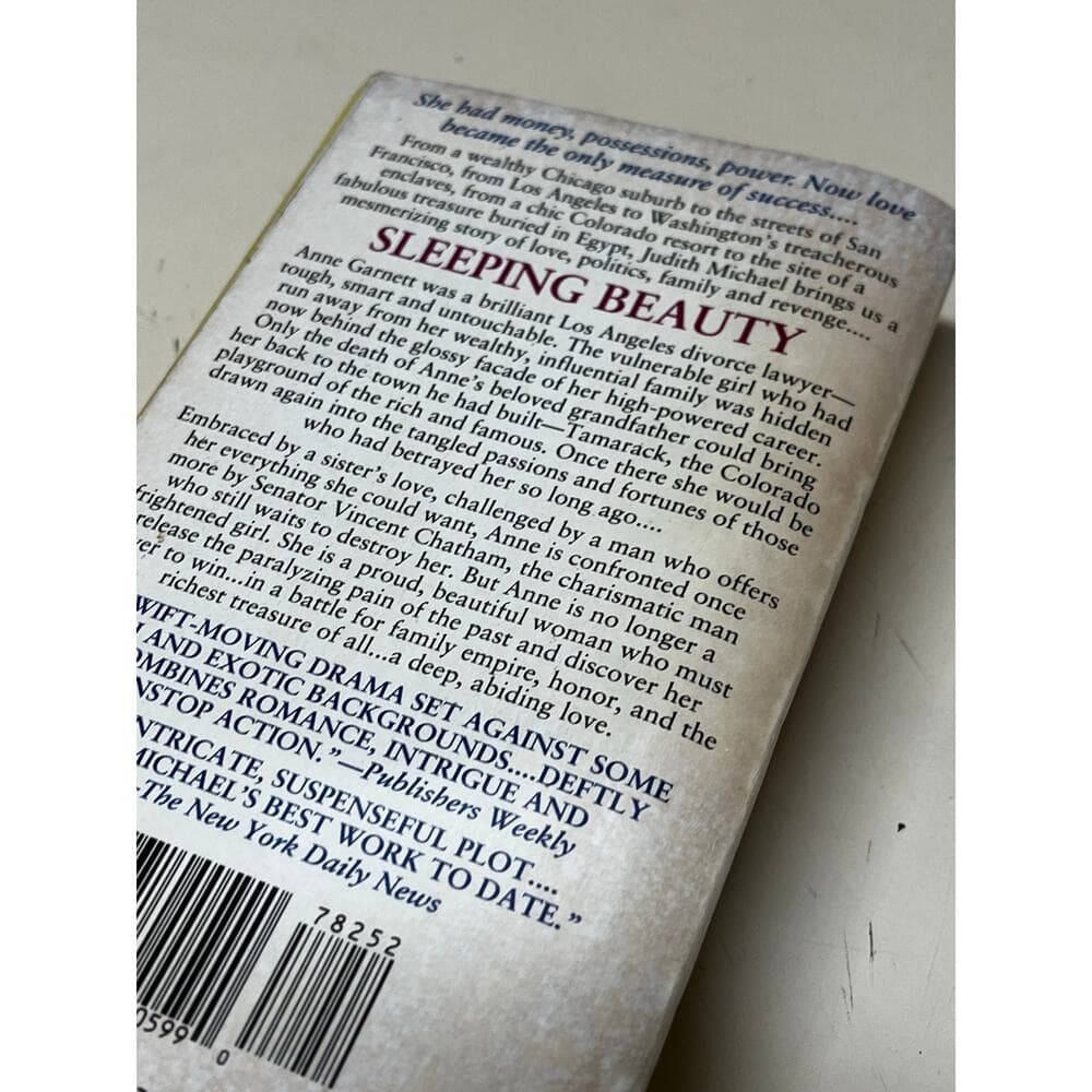 Judith Michael Sleeping Beauty Paperbook - Thumbnail 3