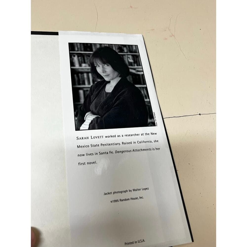 Dangerous Attachments Sarah Lovett HardCover Book - Thumbnail 4