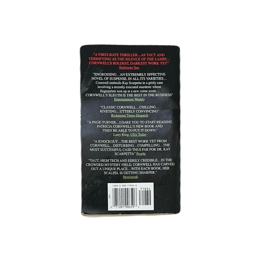 1994 CRUEL & UNUSUAL by Patricia D Cornwell PaperBook