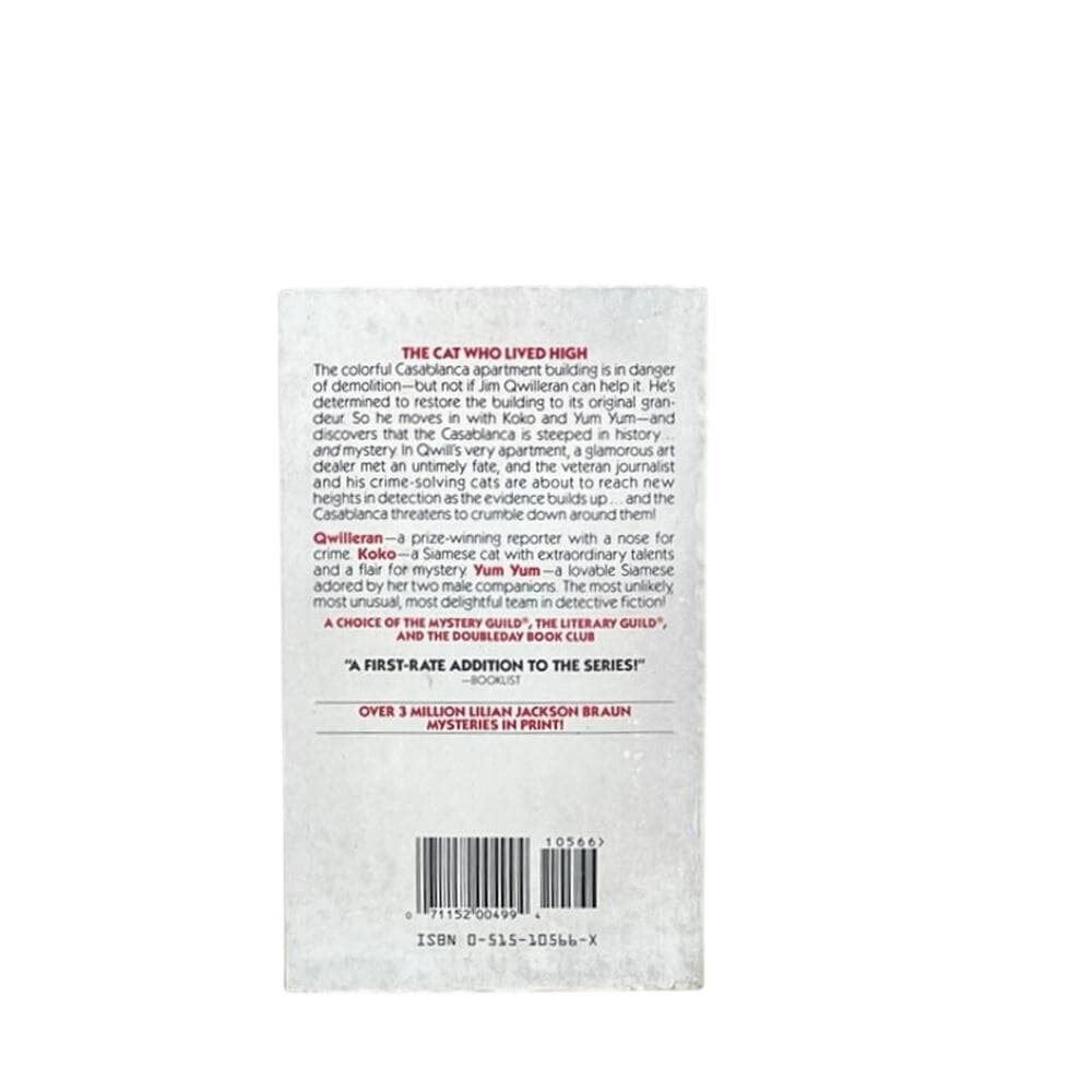 The Cat Who Lived High By Lillia Jackson Braun PaperBook - Thumbnail 2