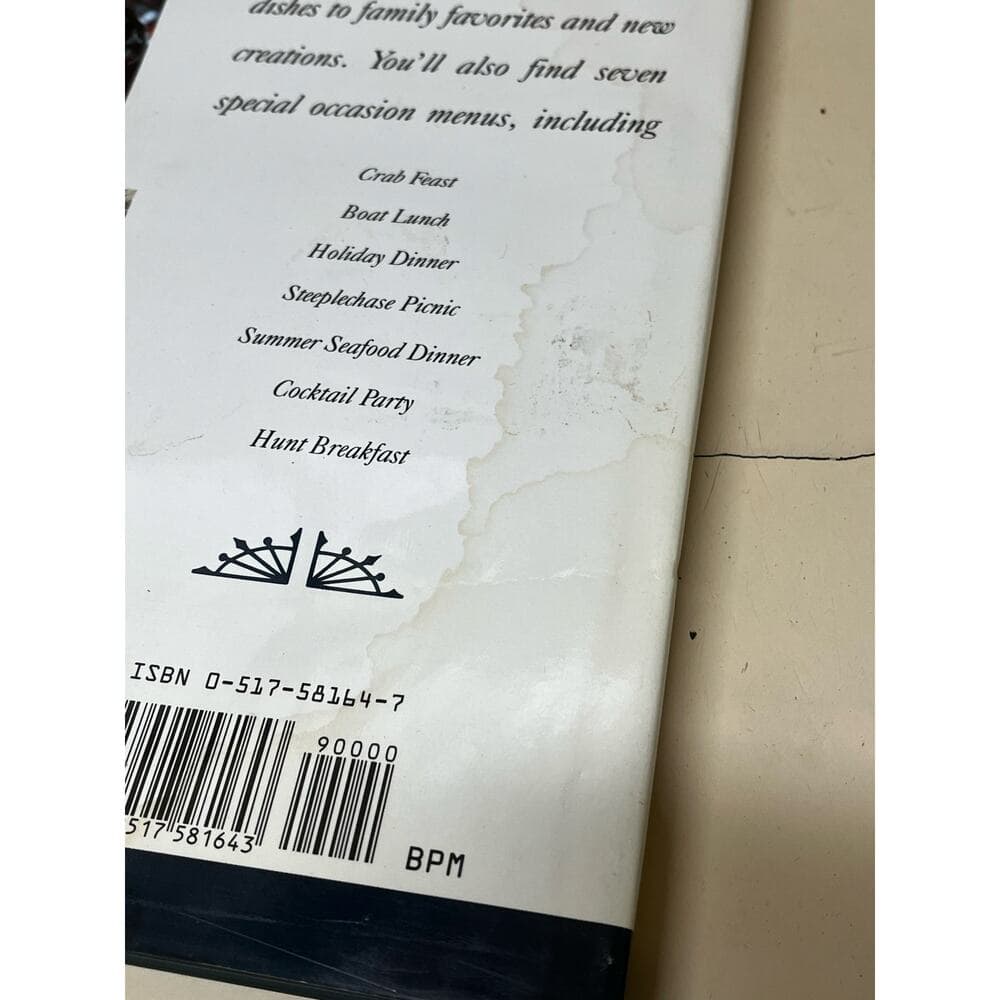 The Chesapeake Cookbook Susan Belsing Hardcover Book - Thumbnail 3
