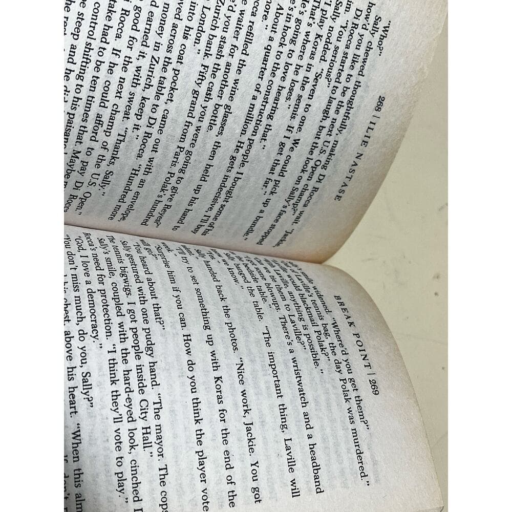 Break Point By llie Nastase Paper back - Thumbnail 2