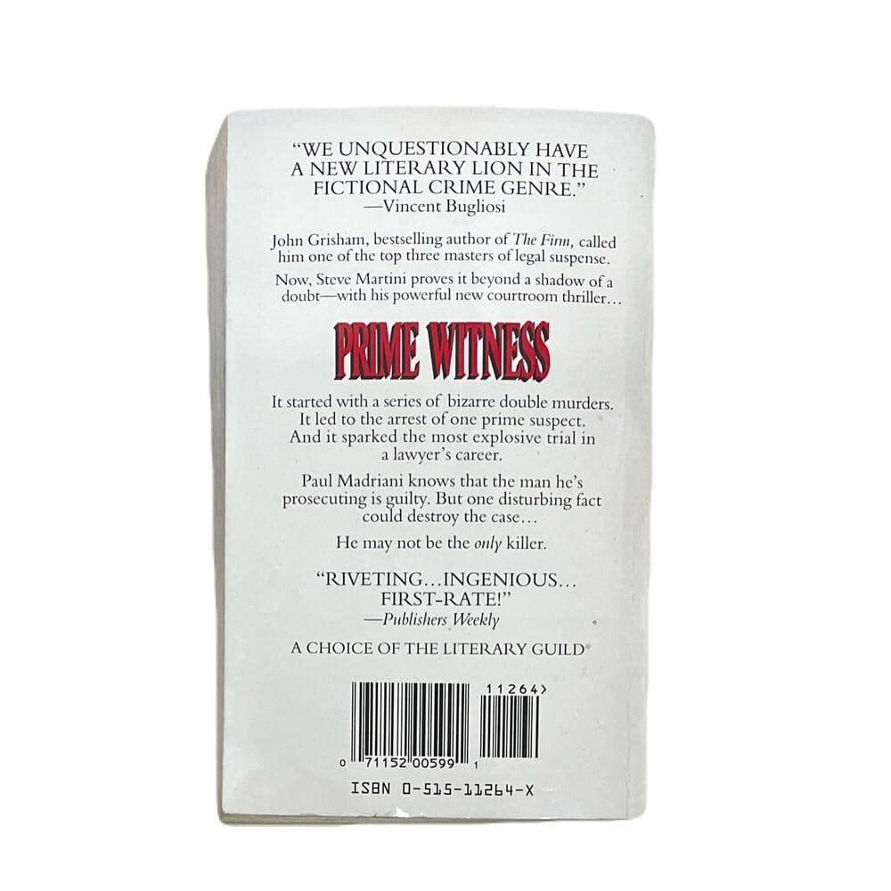 Prime Witness By Steve Martini PaperBook