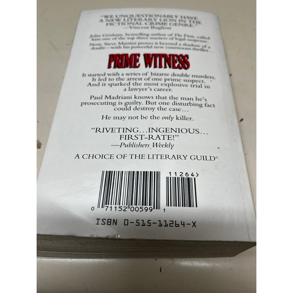 Prime Witness By Steve Martini PaperBook - Thumbnail 3