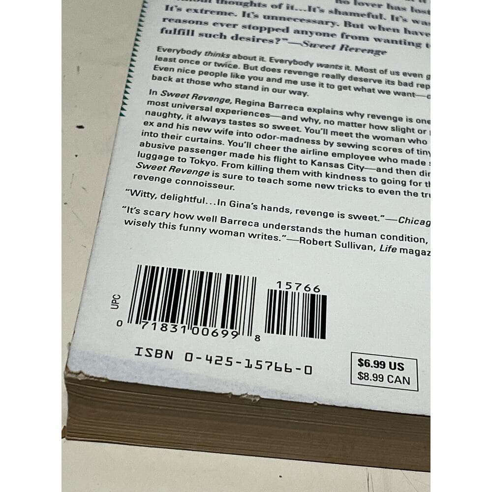 Sweet Revenge: The Wicked Delights of Getting EvenRegina Barreca book - Thumbnail 2