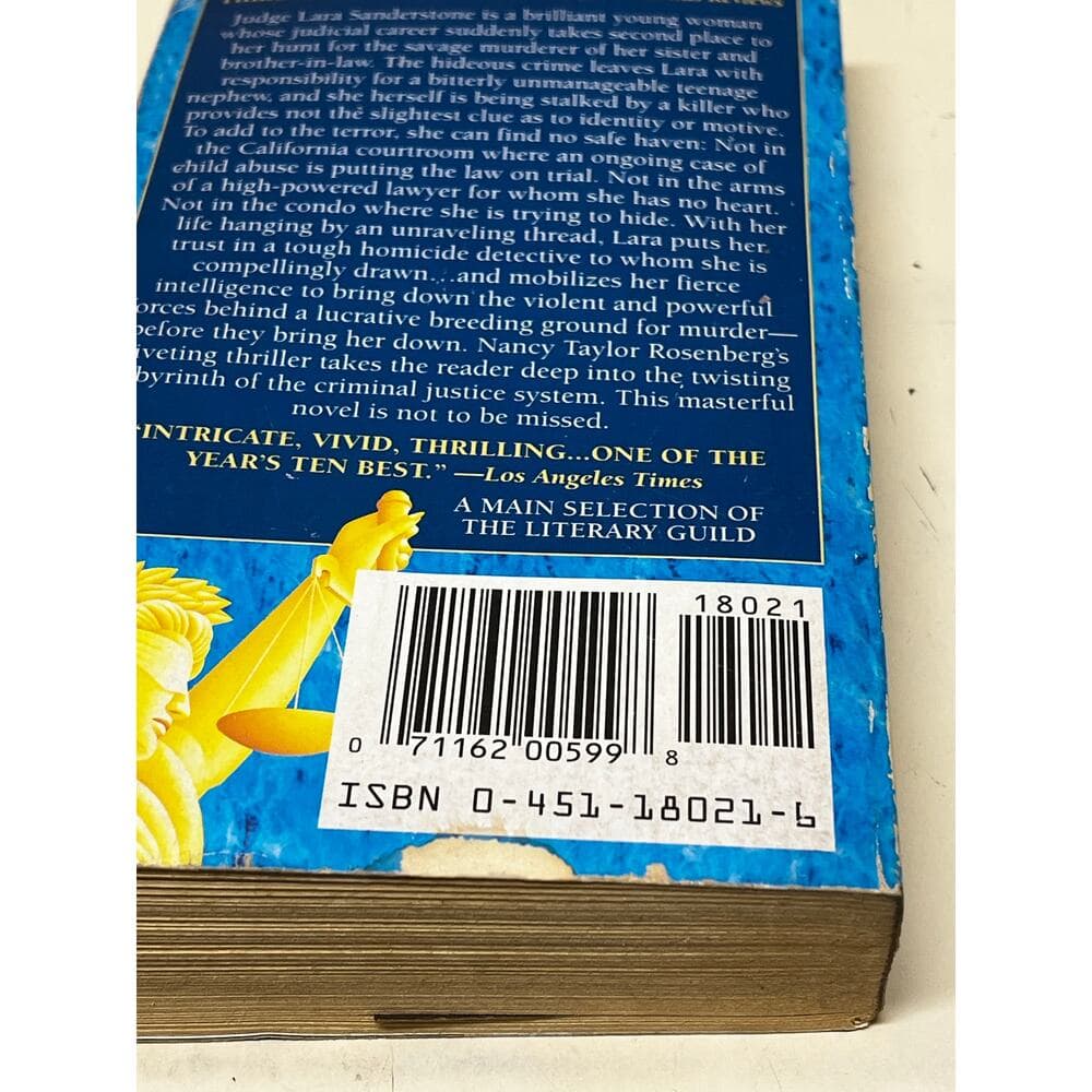 Interest of Justice By Nancy Taylor Rosenberg PaperBack book - Thumbnail 4