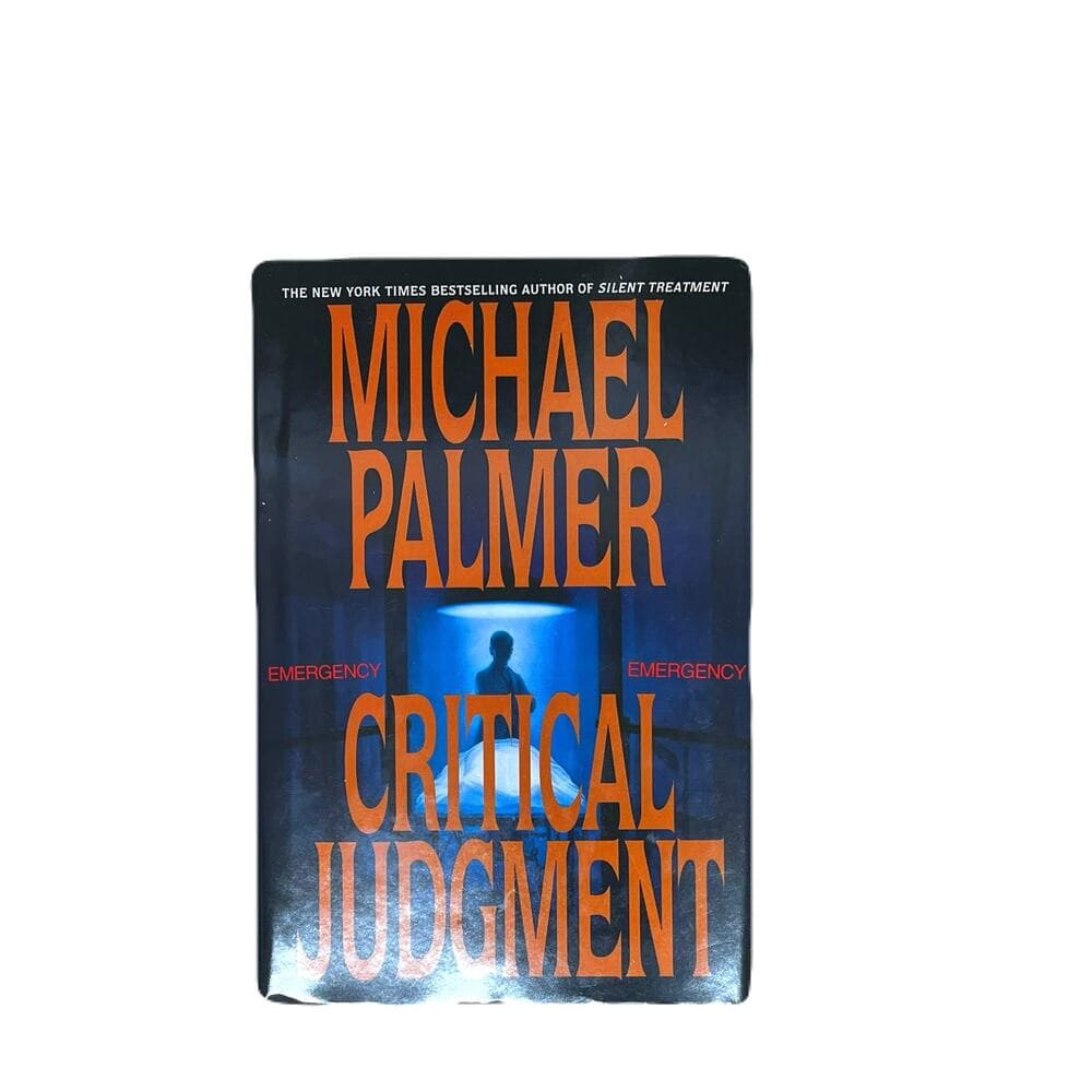 Critical Judgment By Michael Palmer Hardcover Book - Thumbnail 4