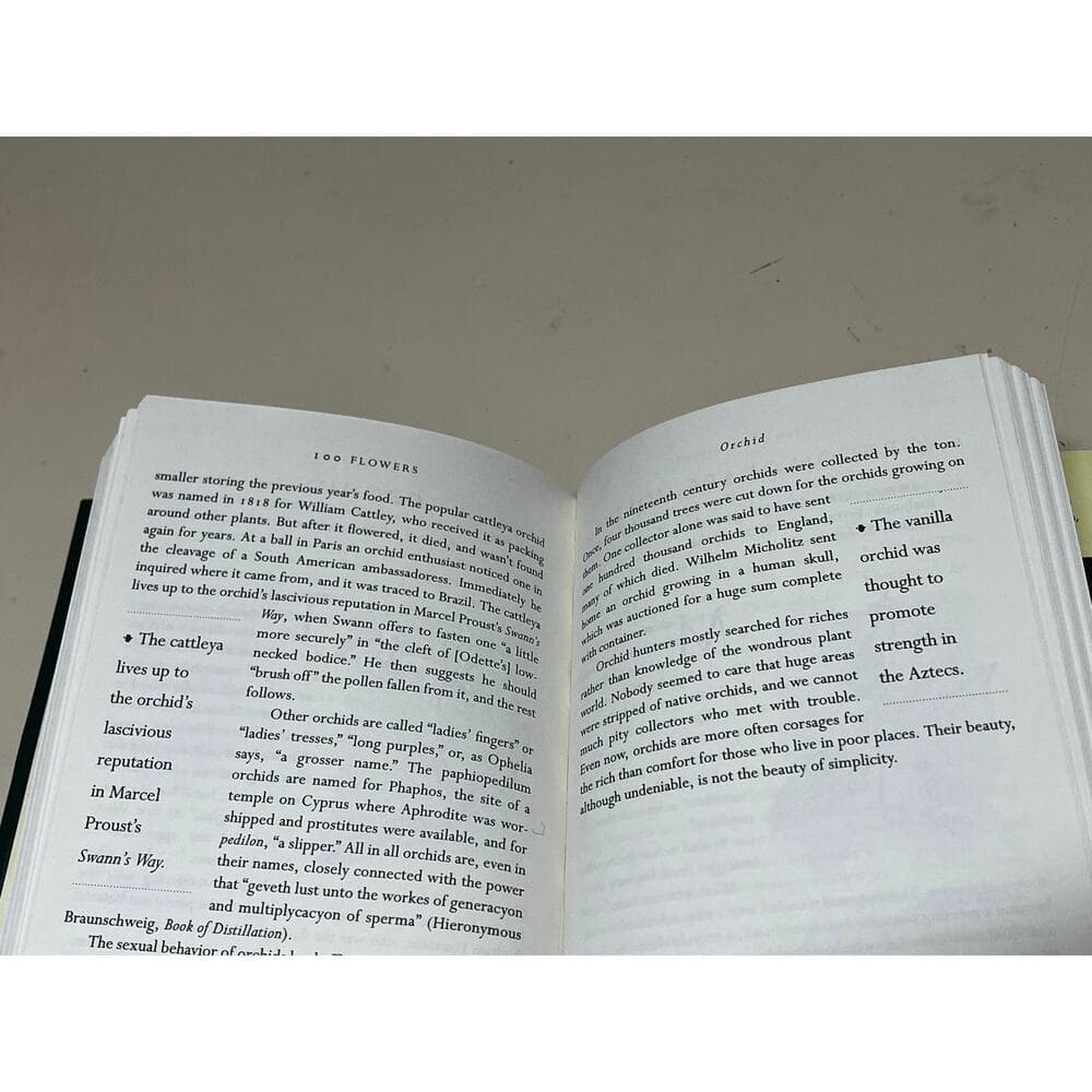 100 Flowers and How They Got Their Names Hardcover Book - Thumbnail 3