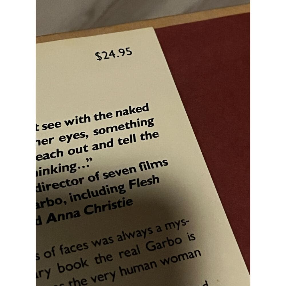 Garbo Her Story Antoni Gronowicz Hardcover Book - Thumbnail 5