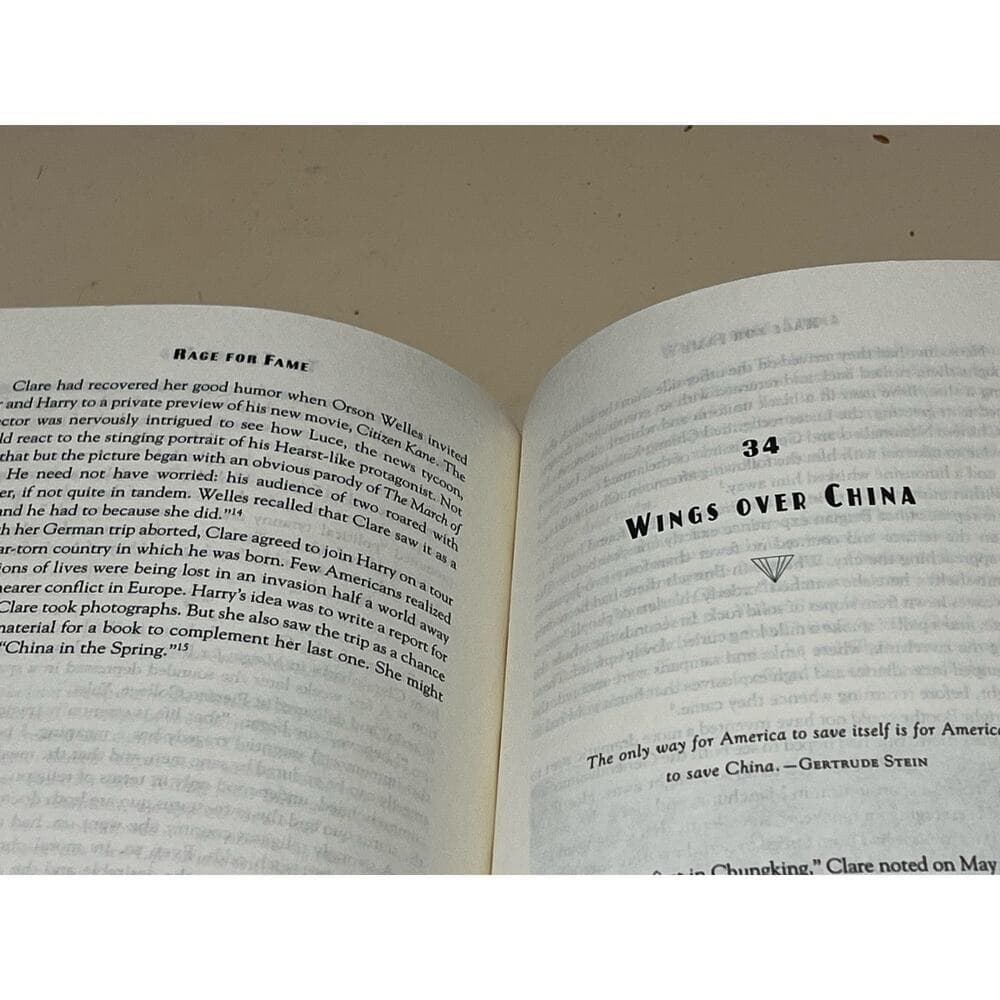 Rage for Fame: The Ascent of Clare Boothe Luce HardCover Book - Thumbnail 3