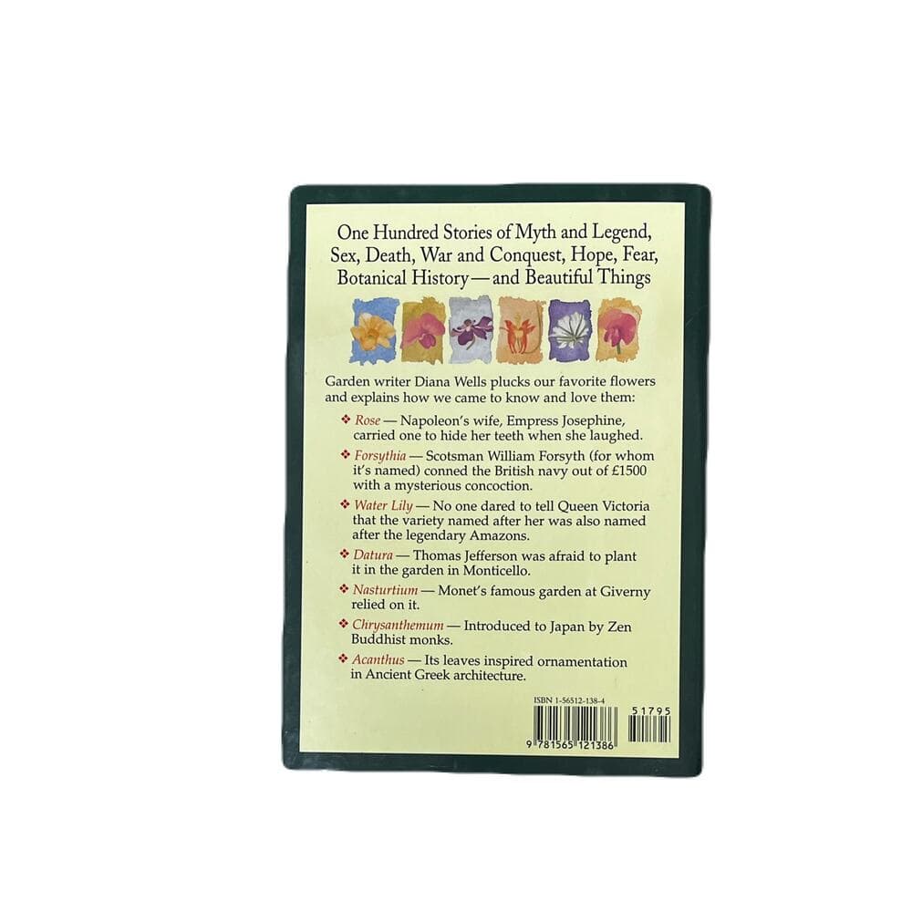 100 Flowers and How They Got Their Names Hardcover Book - Thumbnail 2