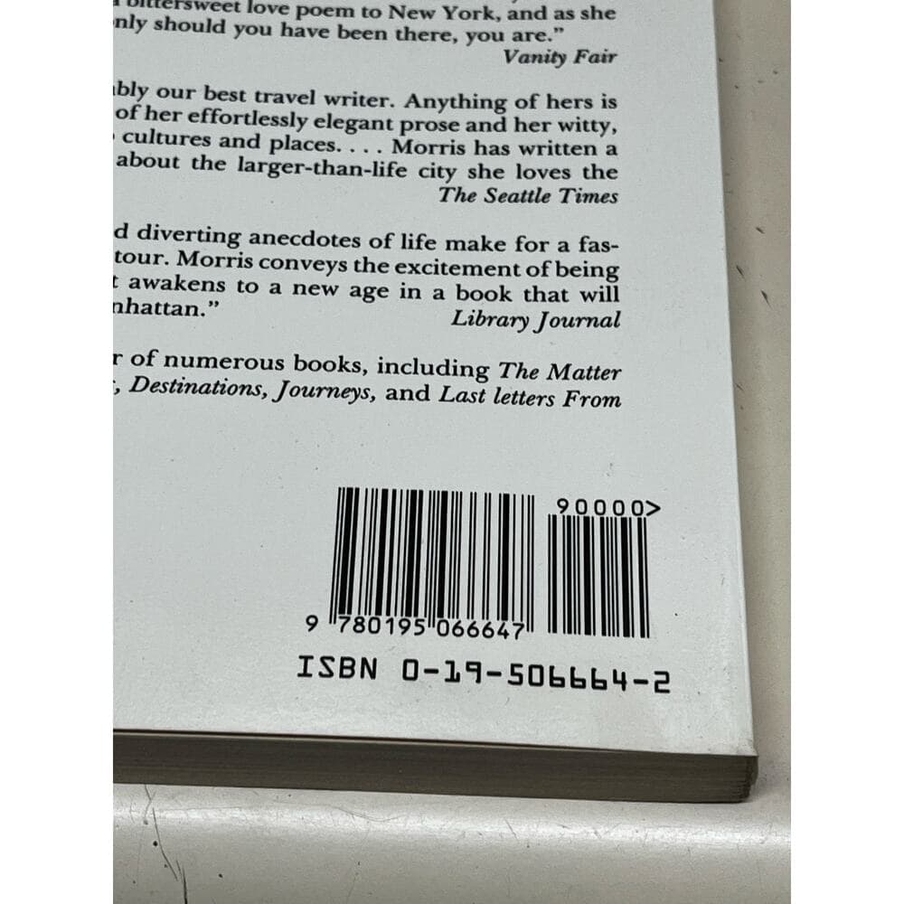 Manhattan 45 - Paperback By Morris, Jan - VERY GOOD - Thumbnail 2