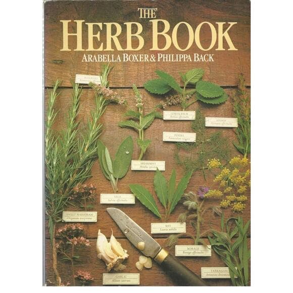 The Herb Book Arabella Boxer & Philippe Back HardCover Bok - Thumbnail 7