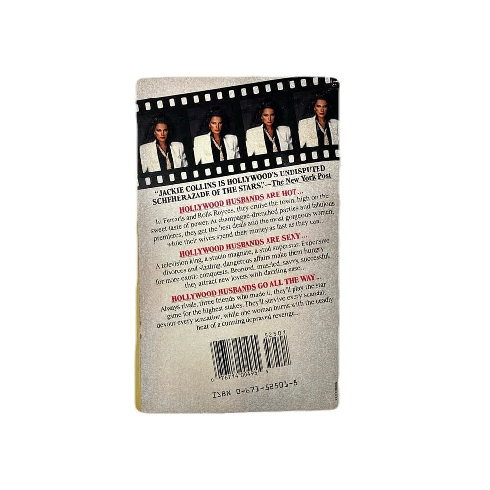 Hollywood Husbands Jackie Collins Paper Book