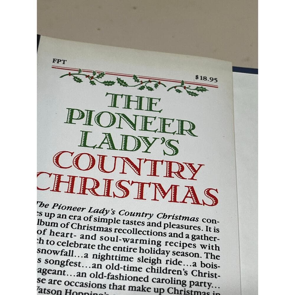 The Pioneer Lady's Country Christmas: A Gift of Old-Fashioned Recipes - Thumbnail 3