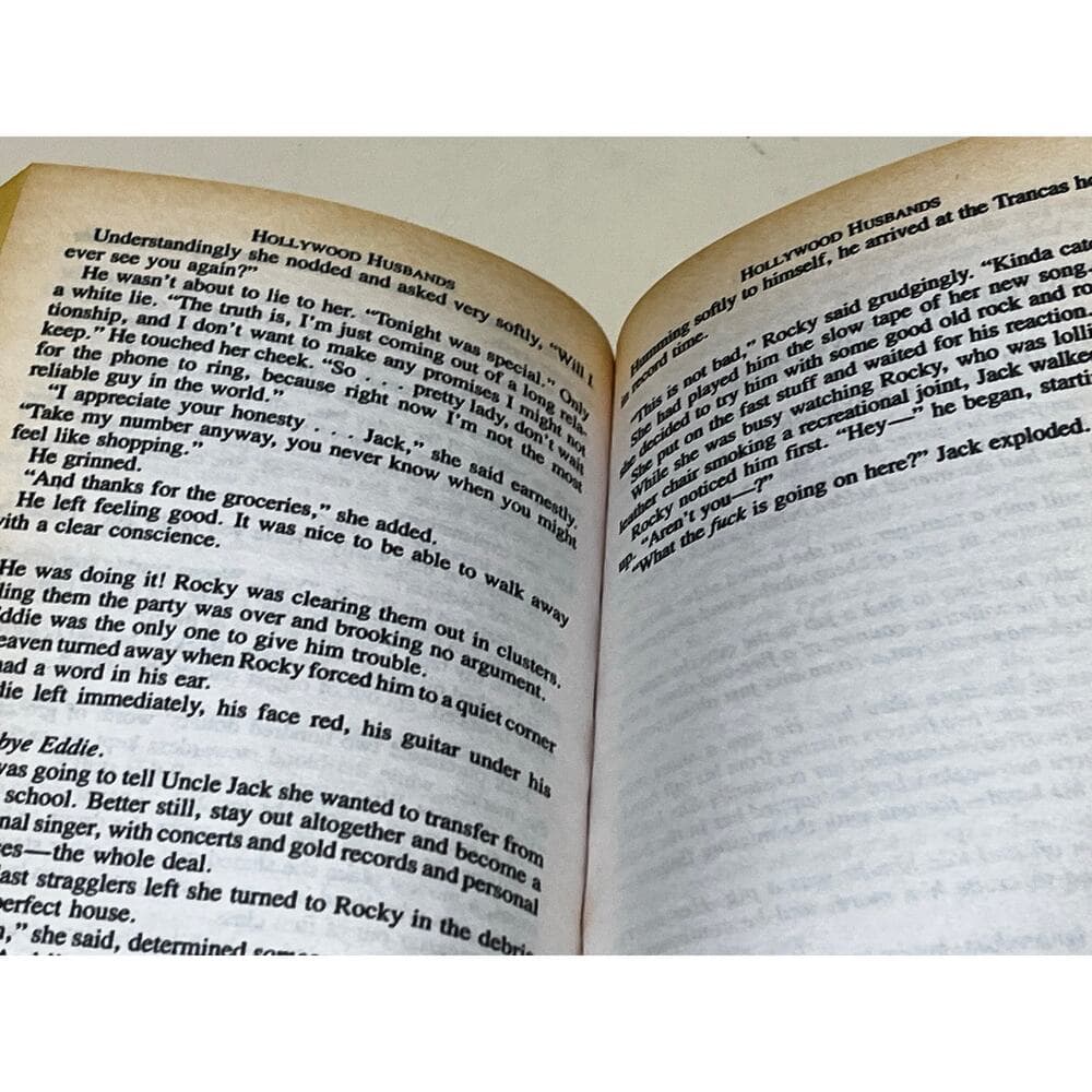 Hollywood Husbands Jackie Collins Paper Book - Thumbnail 3