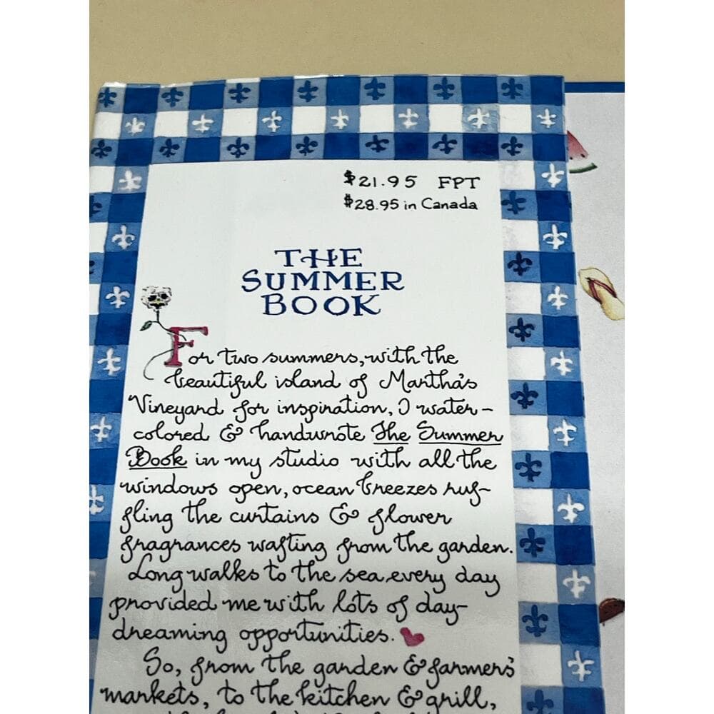 The Summer Book Susan Branch From The Heart Of The Home Hardcover Book - Thumbnail 2