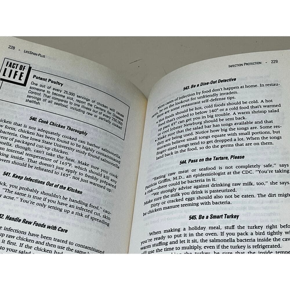 LifeSpan-Plus: 900 Techniques To Live Longer 1993,Hardcover book - Thumbnail 2