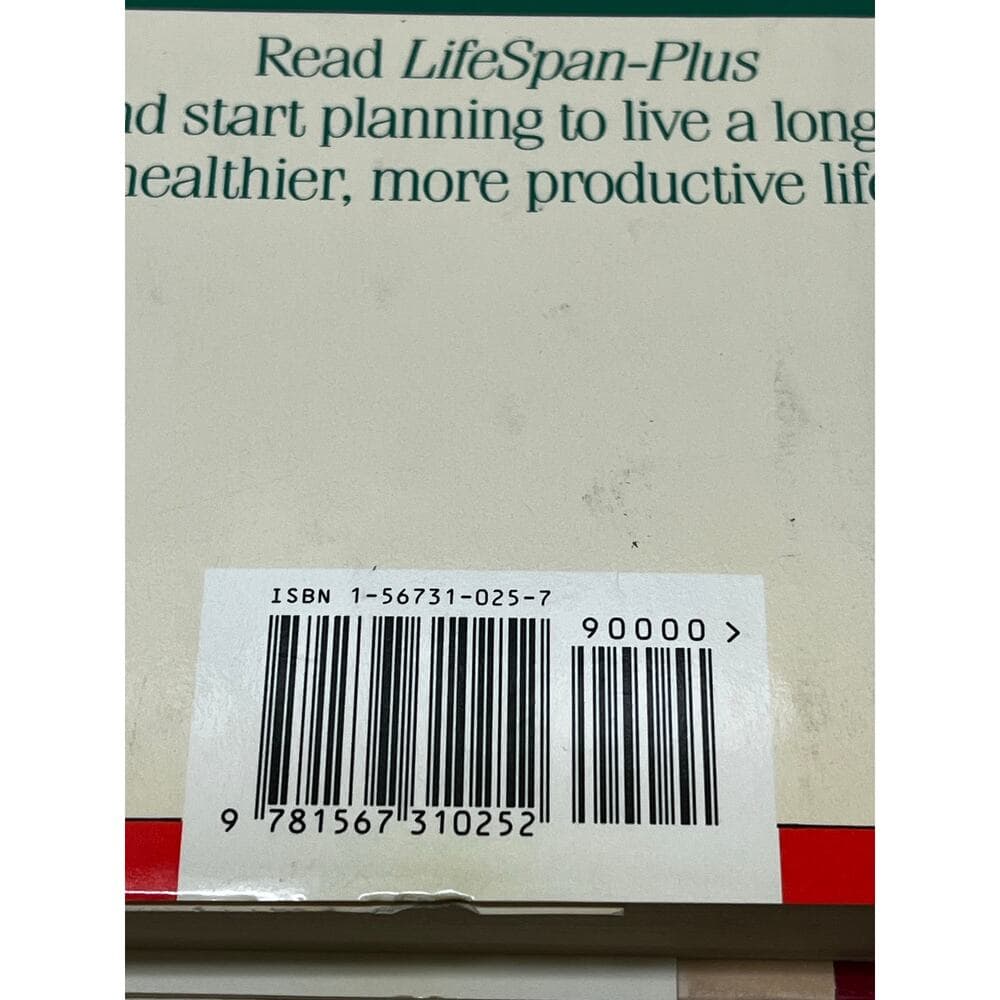 LifeSpan-Plus: 900 Techniques To Live Longer 1993,Hardcover book - Thumbnail 3