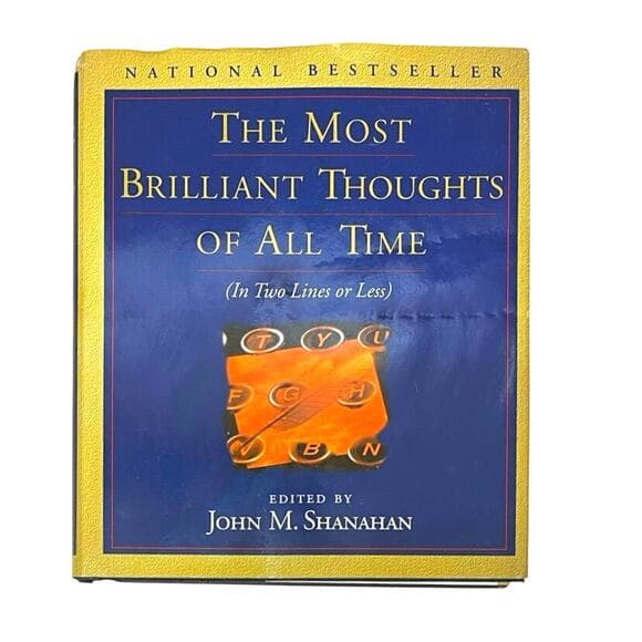The Most Brilliant Thoughts Of All Time Hardcover Book - Thumbnail 7