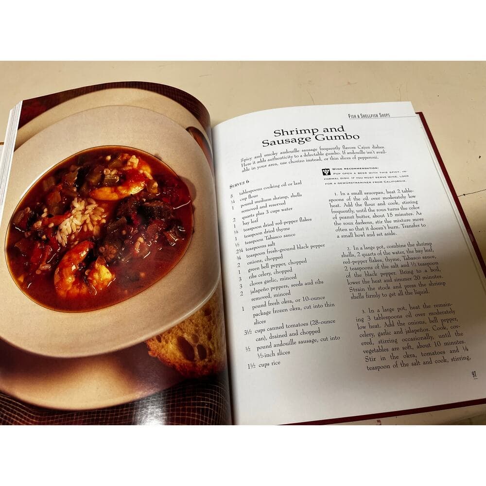 Soups and Stews Food & Wine Book Hardcover - Thumbnail 3